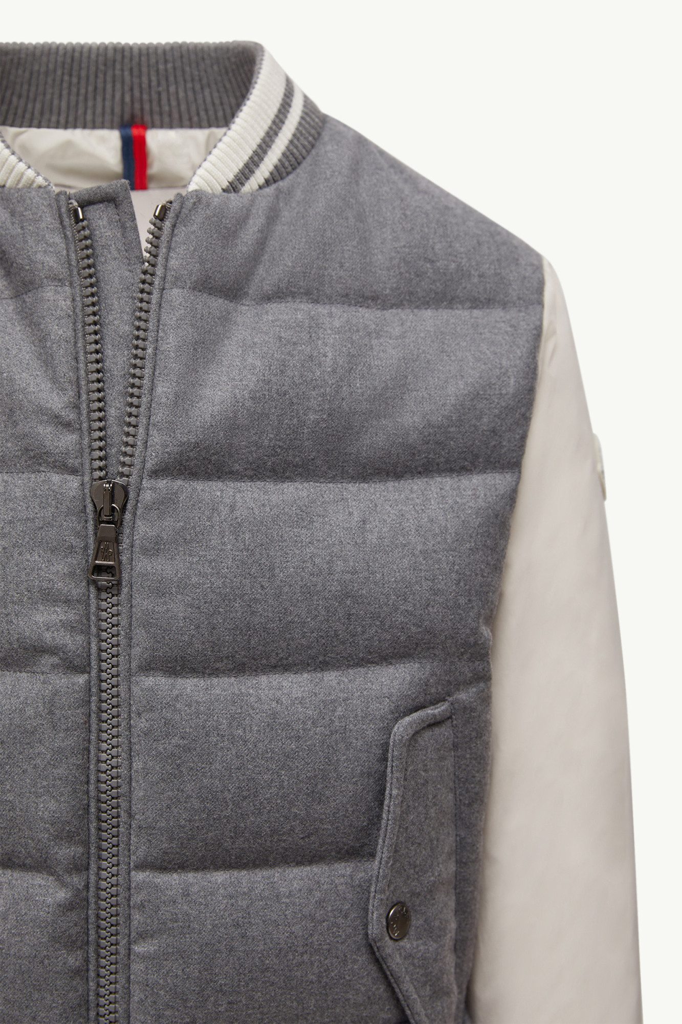Moncler Alvaro Wool Down Jacket In Black