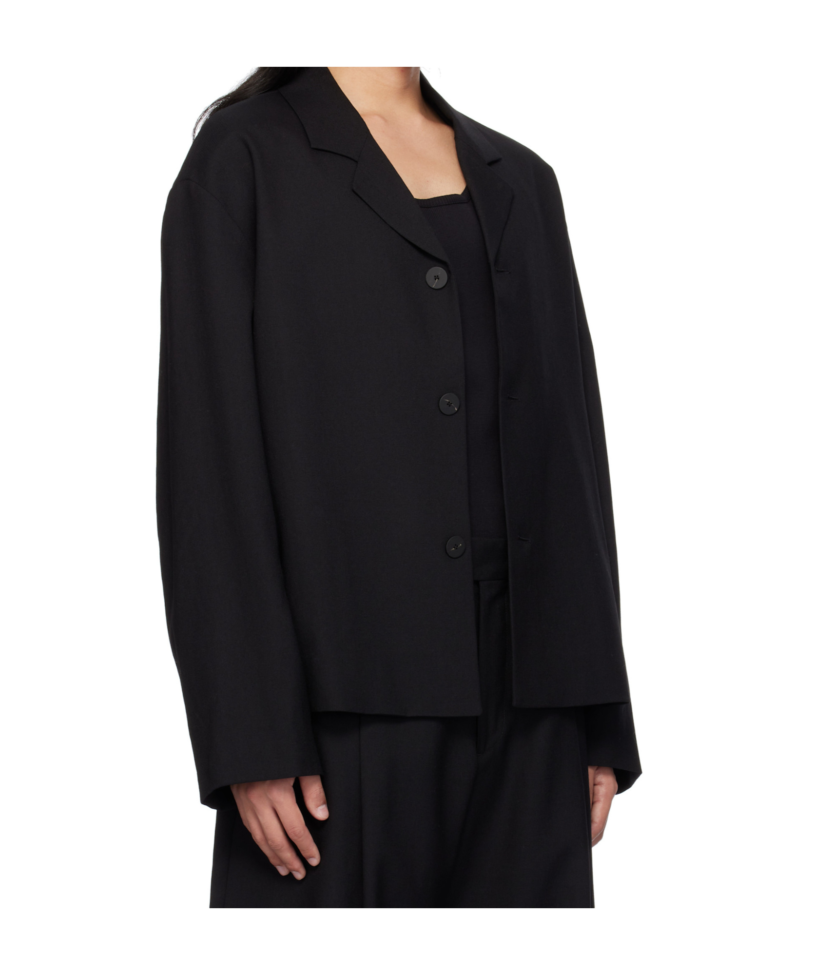 Studio Nicholson Ferro Wool Jacket In Black