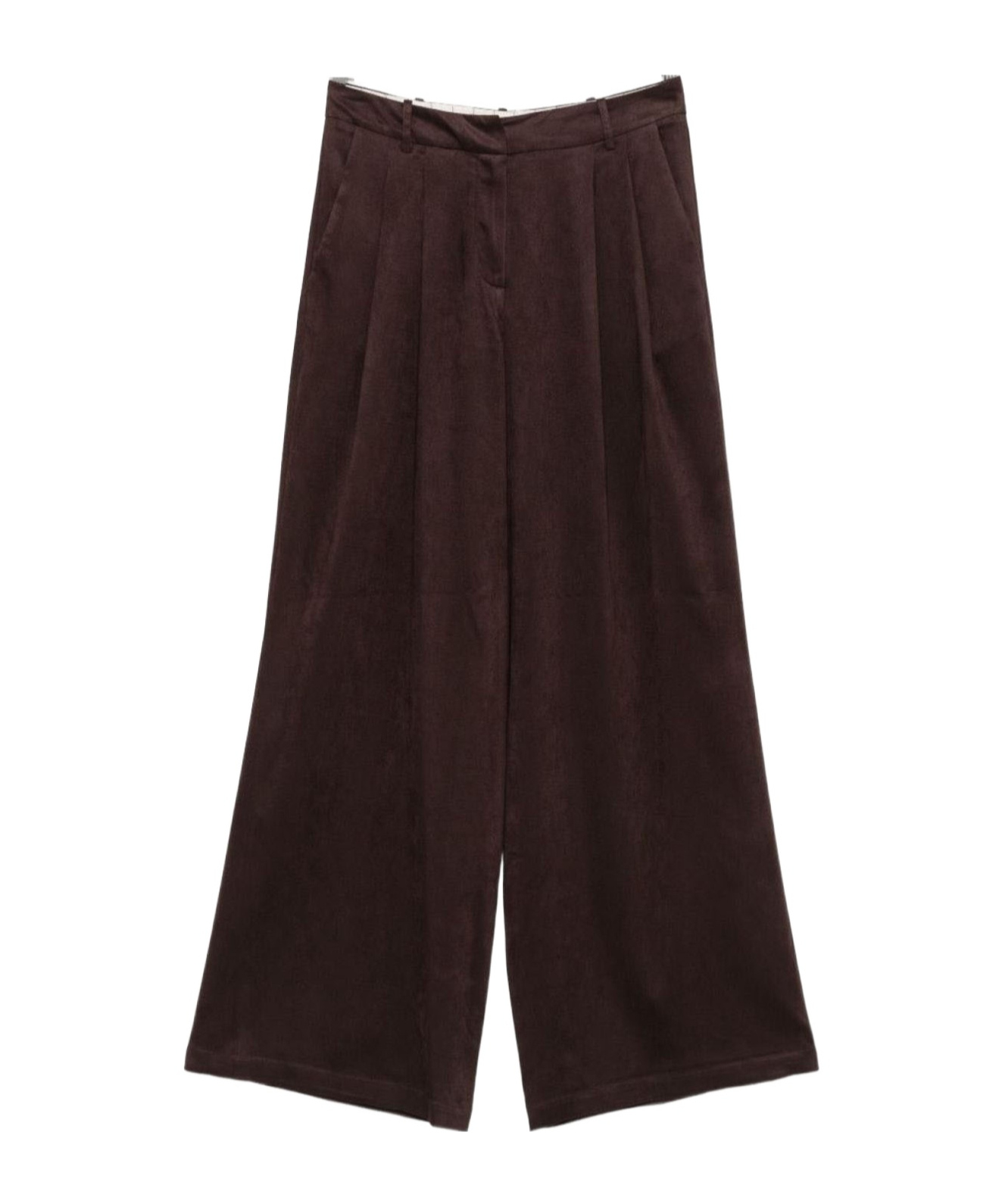 Alysi Brown Clothing Trousers In Brown
