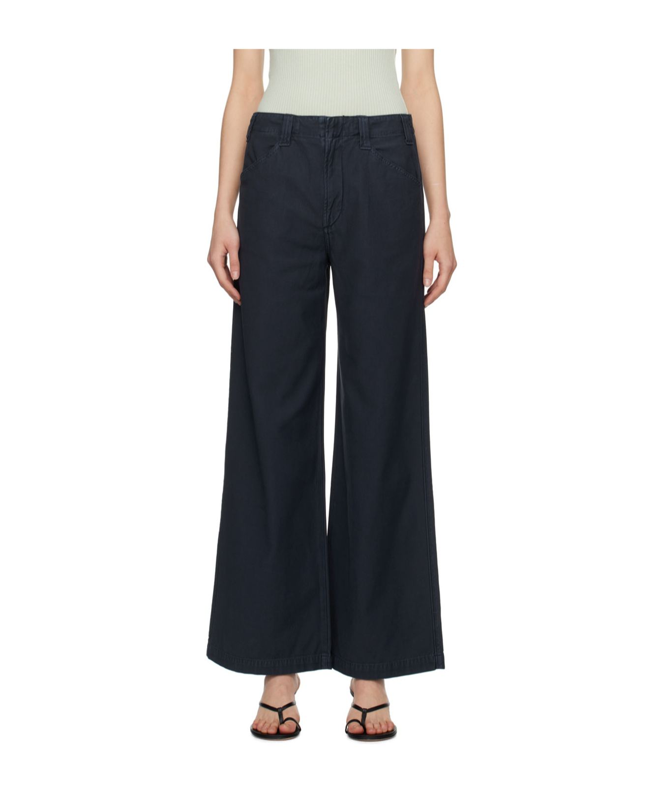 Citizens Of Humanity Navy Paloma Trousers