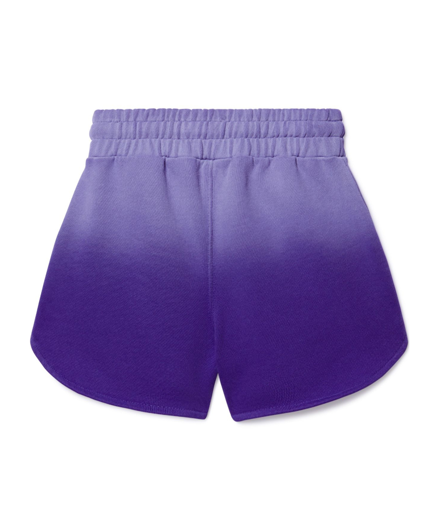 Off-white Bleached Stamp Shorts In Purple
