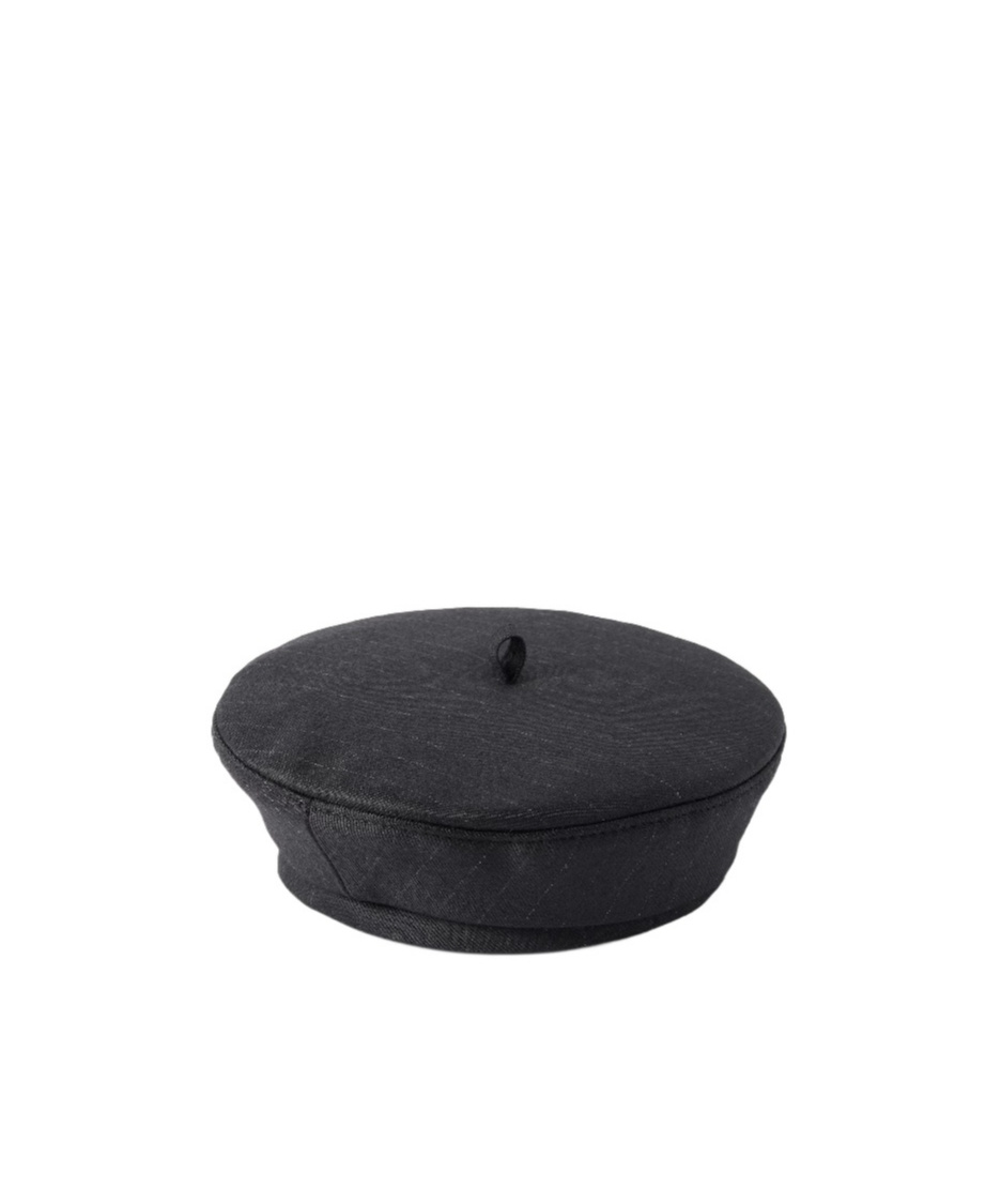 Ruslan Baginskiy Pinstriped Beret In Black