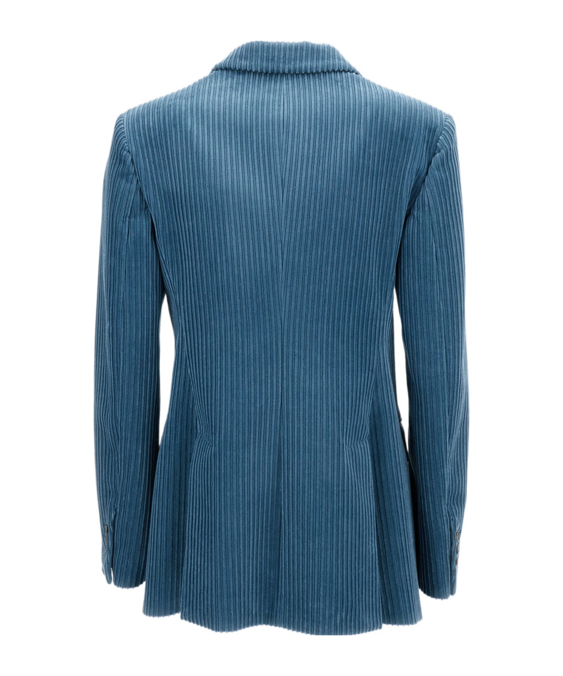 P.a.r.o.s.h Double-breasted Corduroy Blazer In Blue