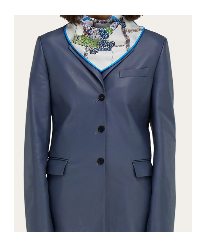 Ferragamo Seidenschal Mit Patchwork-print In Multi