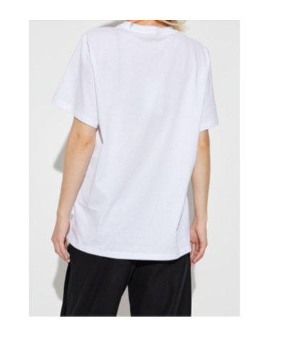 Max Mara Short-sleeved T-shirt In White
