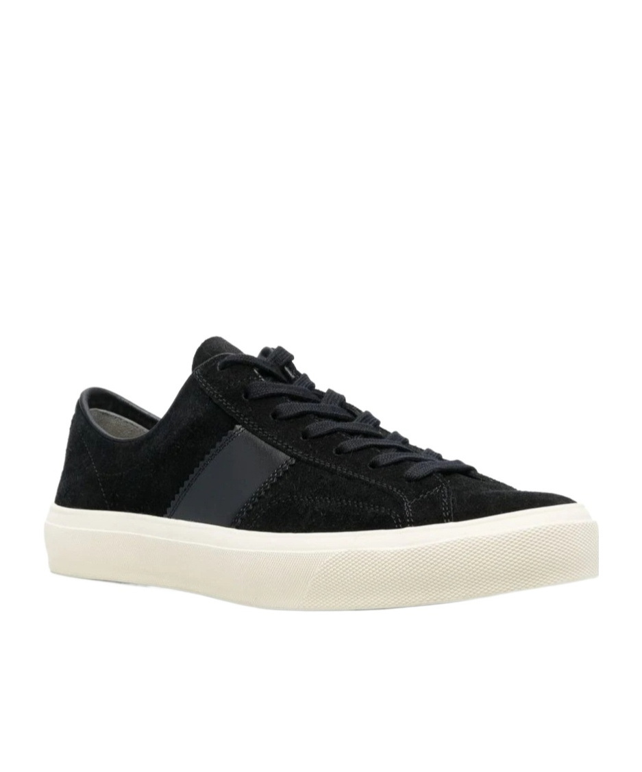 Tom Ford Logo-print Low-top Sneakers In Black
