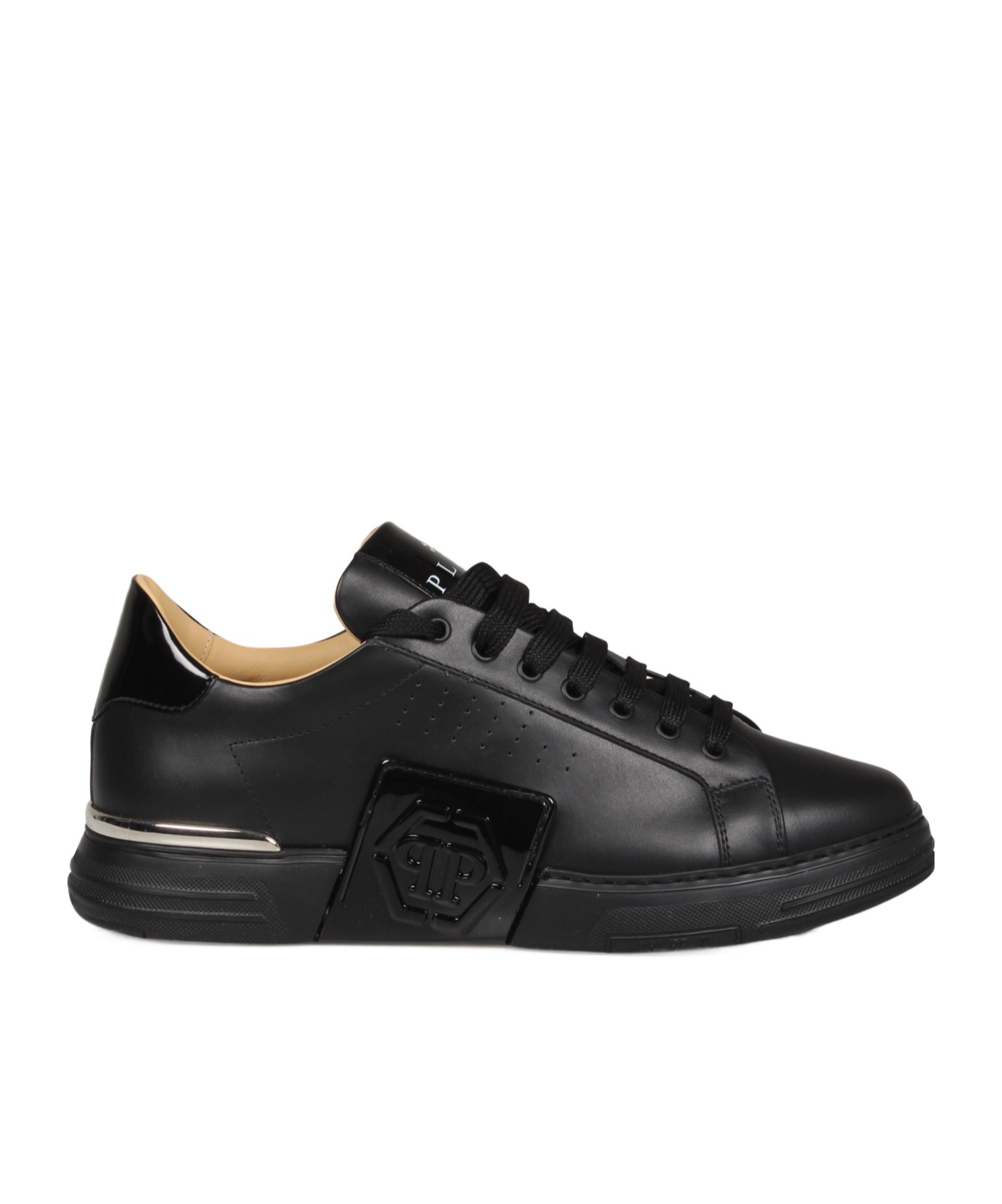 PHILIPP PLEIN HEXAGON LOW-TOP SNEAKERS 