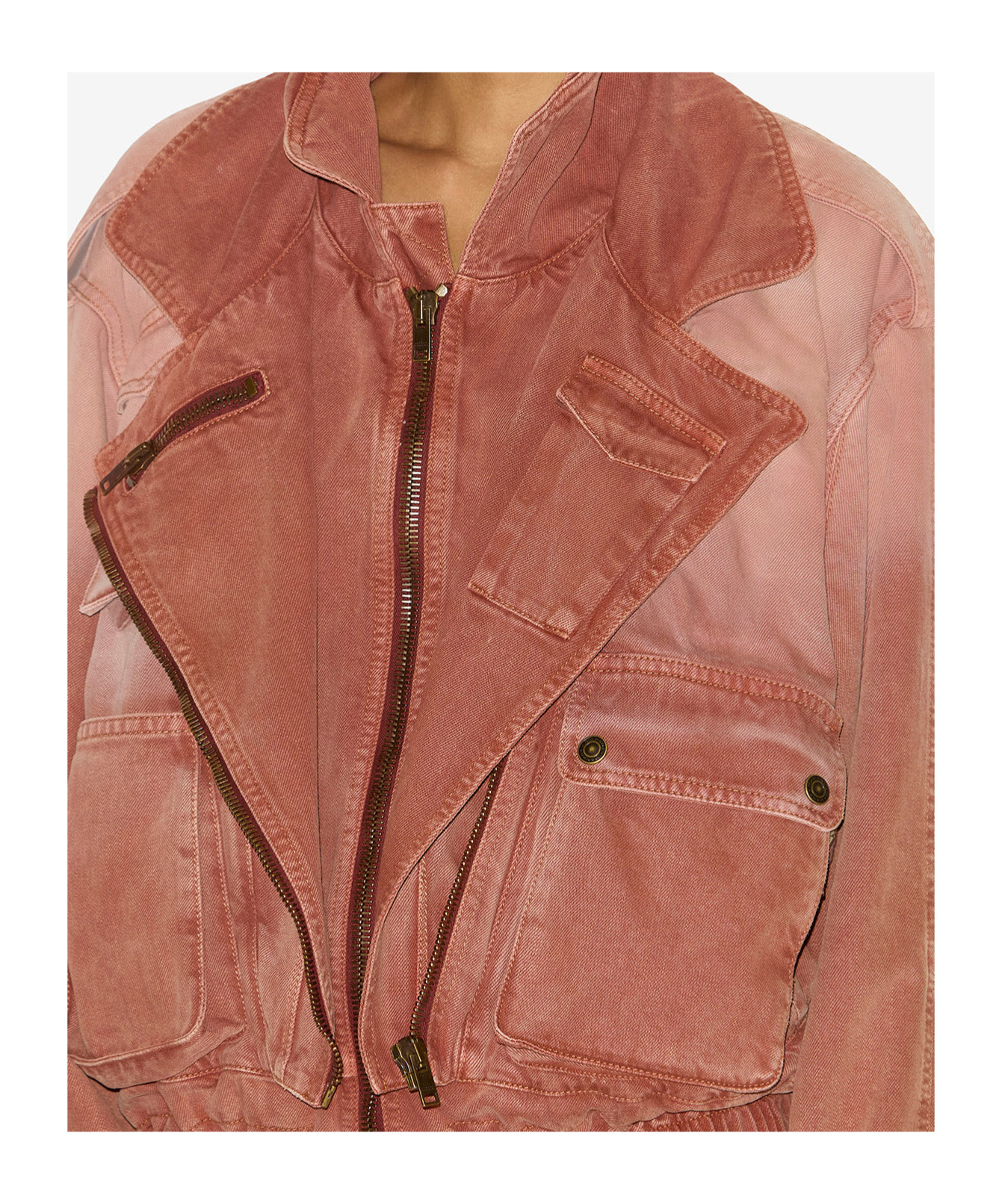 Shop Isabel Marant Aneli Jacket In Burnt Henna