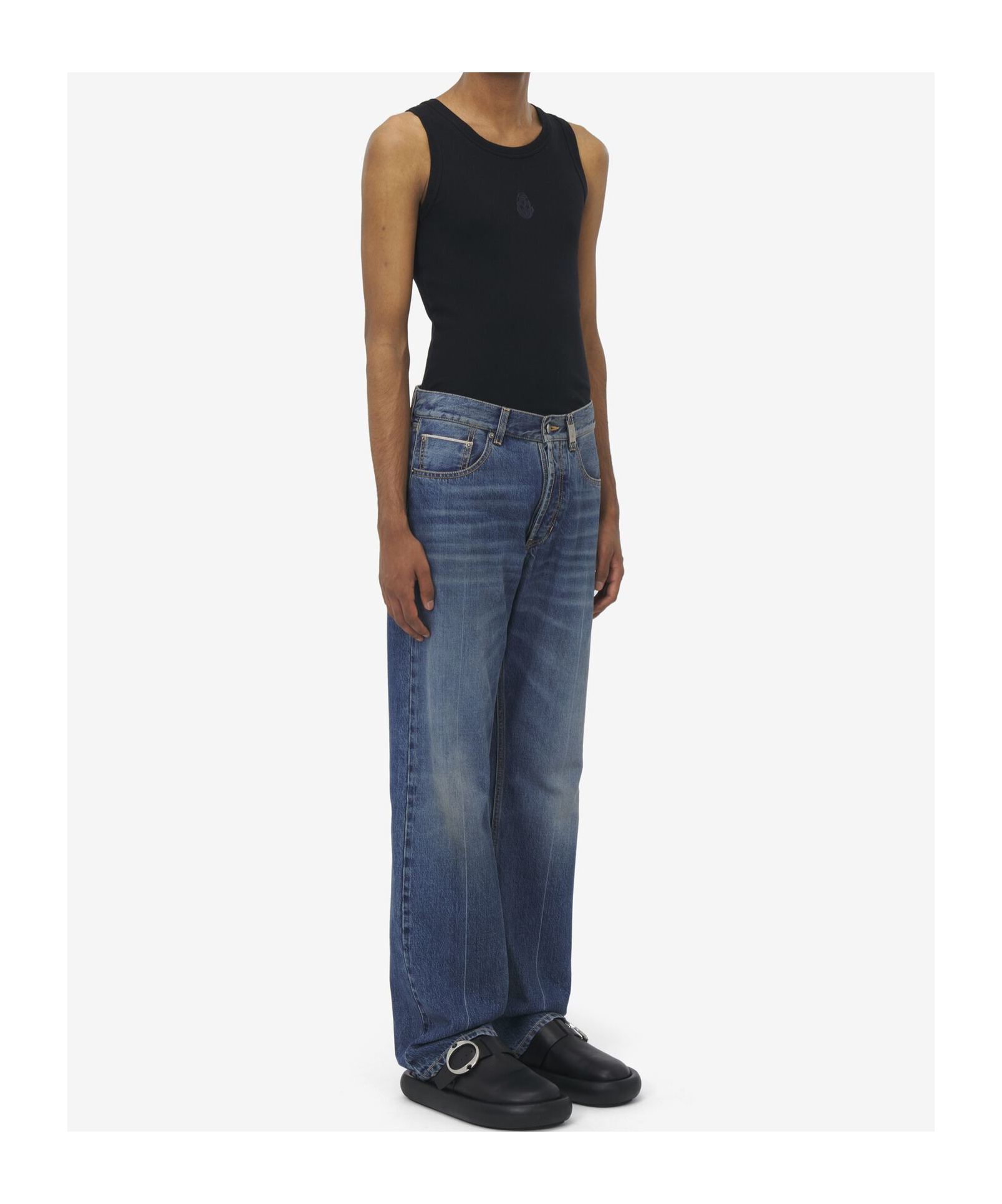 Alexander Mcqueen Straight-leg Denim Jeans In Blue