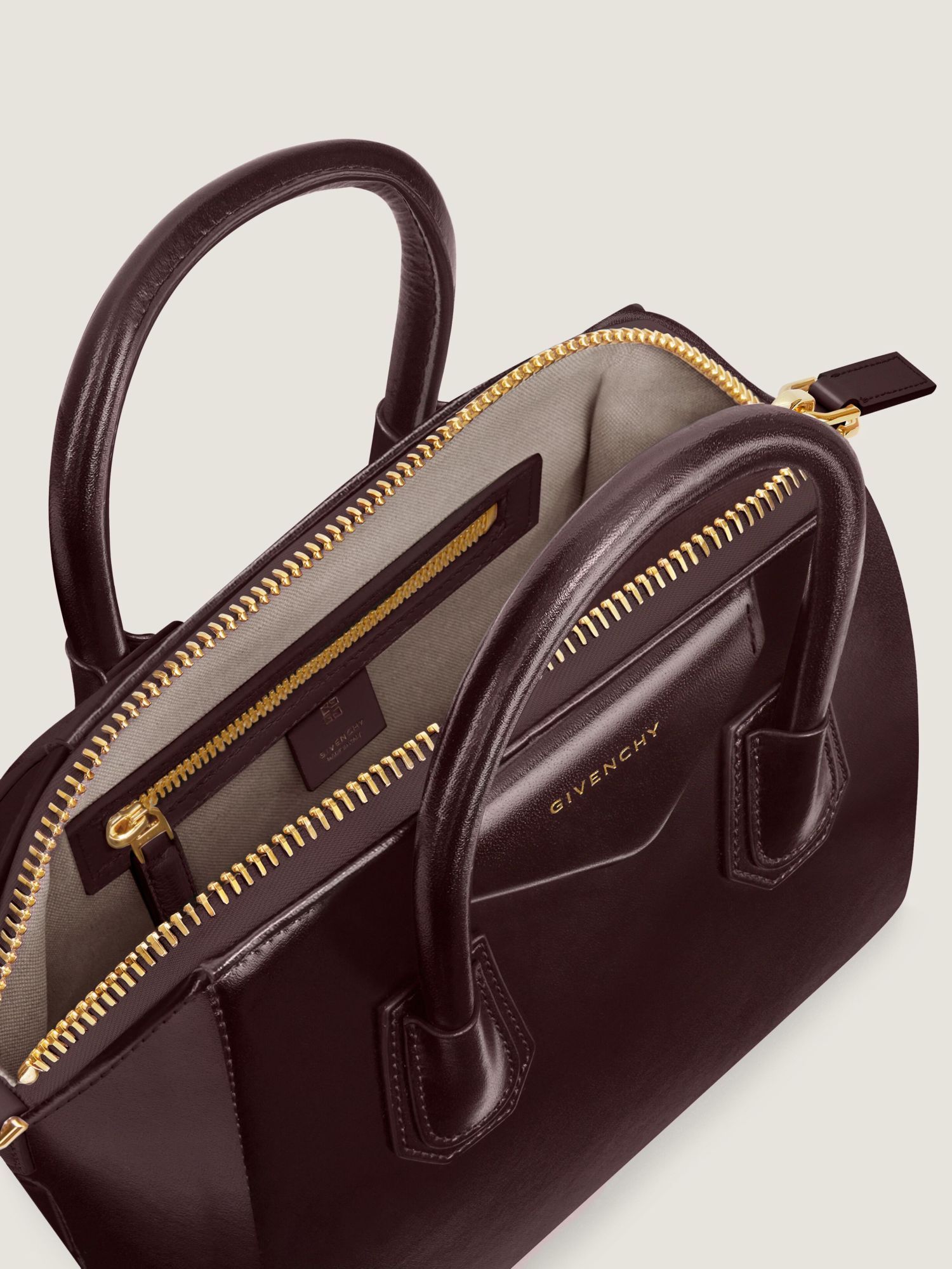 Givenchy Antigona Mini Top Handle Bag In Brown