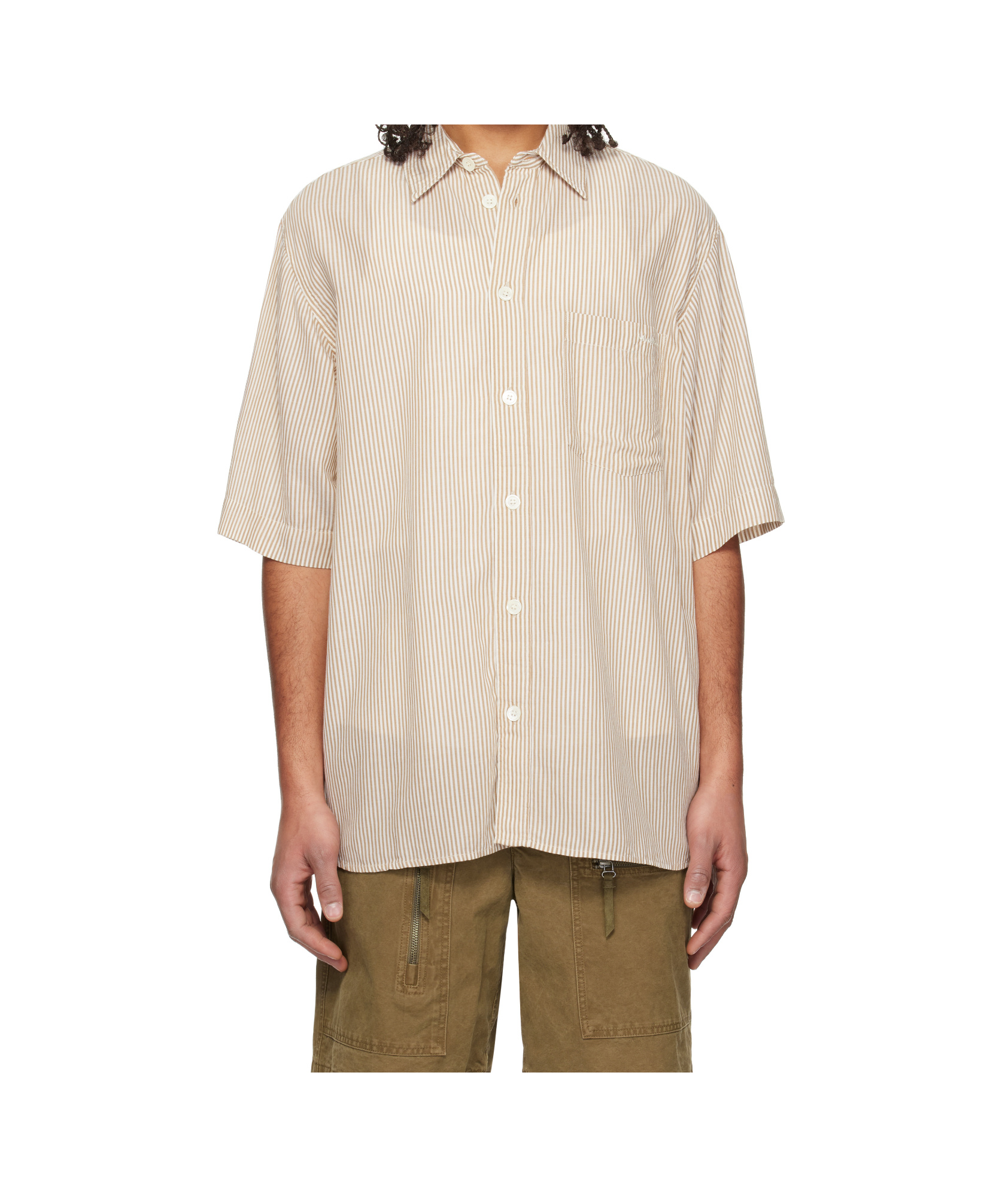 Isabel Marant Tan Labilio Shirt In Nude