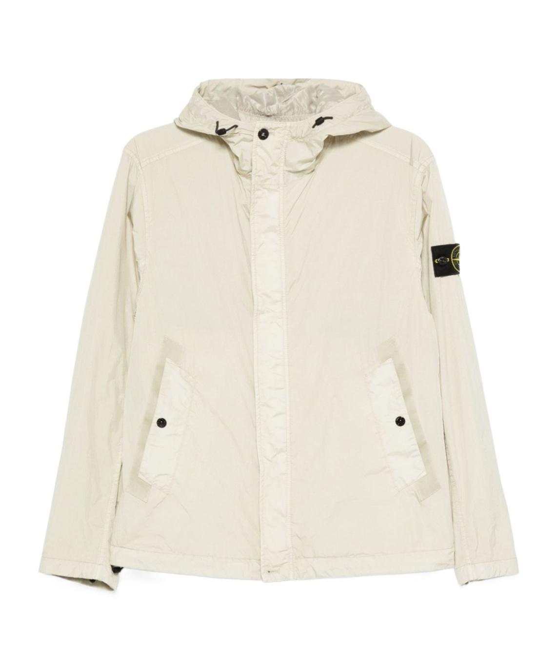 Stone Island Long-sleeved Jacket In Nude