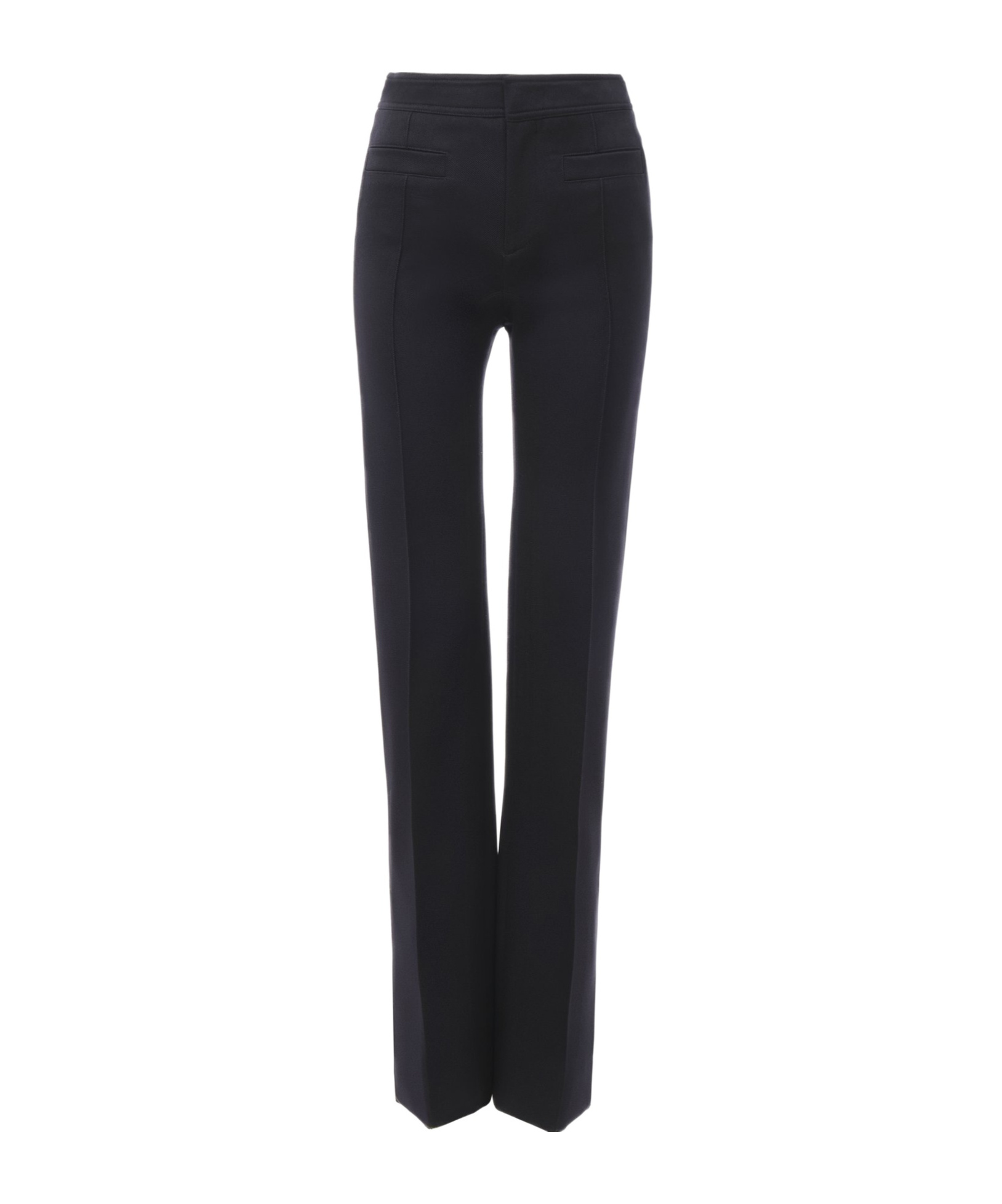 Chloé Tailored Pants In Wool Gabardine In Black