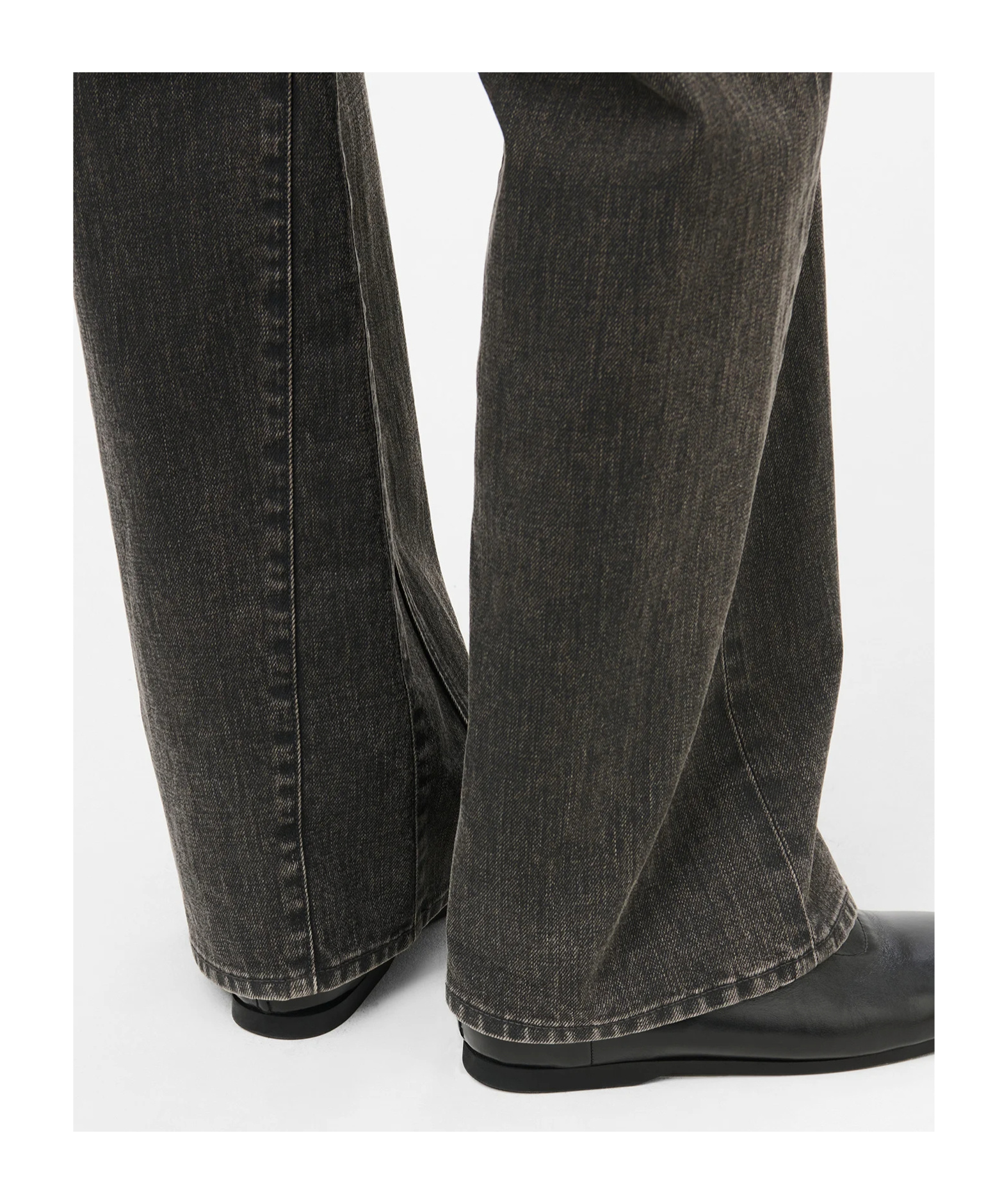 Our Legacy Treble Cut Jeans In Black Coated Wash