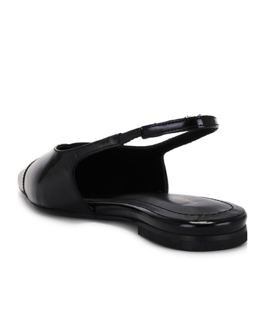 Anine Bing Women's Elena Slingback Flats In Black
