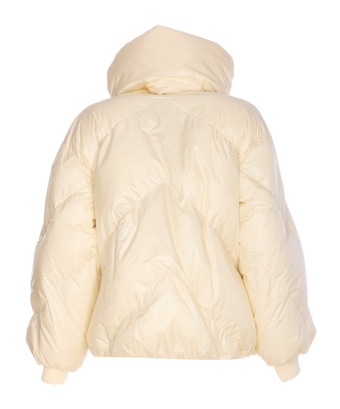 Tatras High Neck Hooded Down Jacket In White