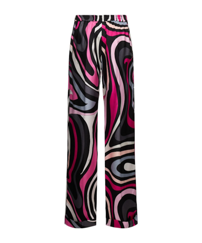 Emilio Pucci Printed Twill Slacks