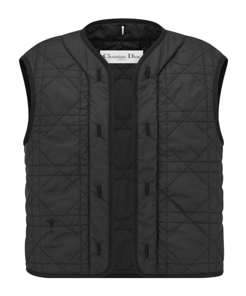 DIOR BOMBER JACKET WITH REMOVABLE MACROCANNAGE VEST