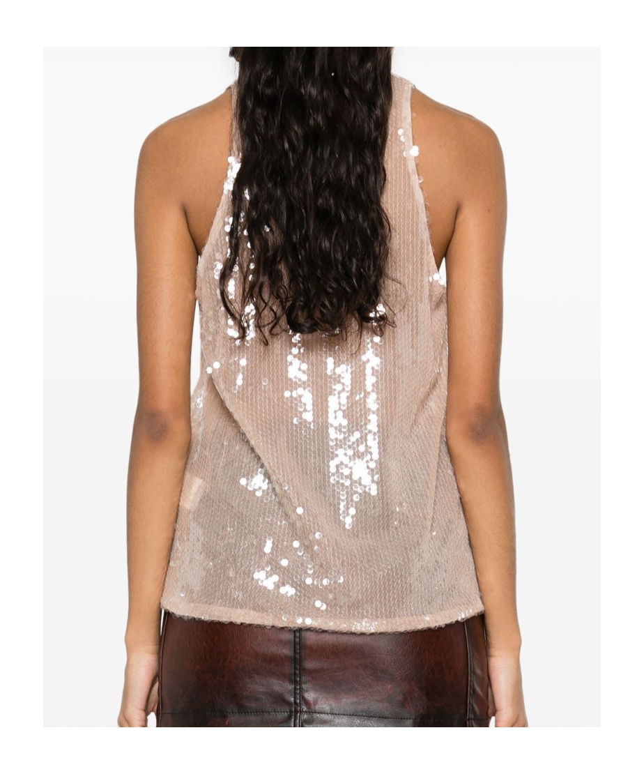 Giuseppe Di Morabito Scoop Neck Tank Top In Nude