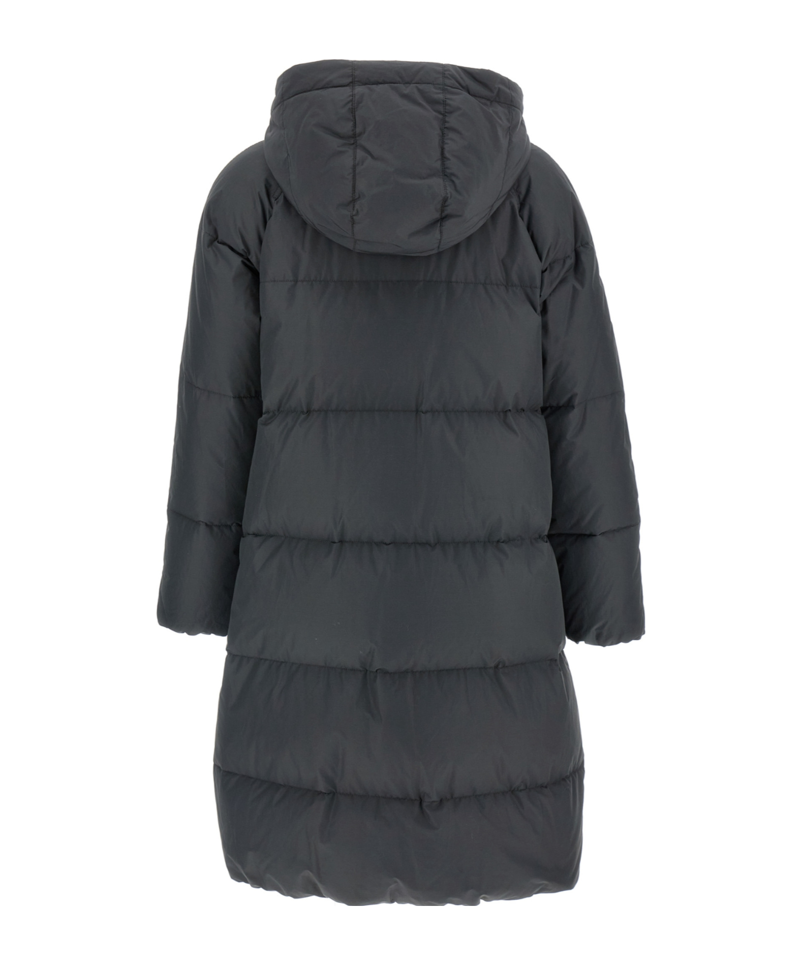 Brunello Cucinelli Quilted-design Hooded Down Coat In Black