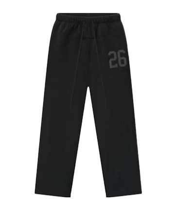 Essentials Holiday Heavy Fleece Tearaway Sweatpants In Black