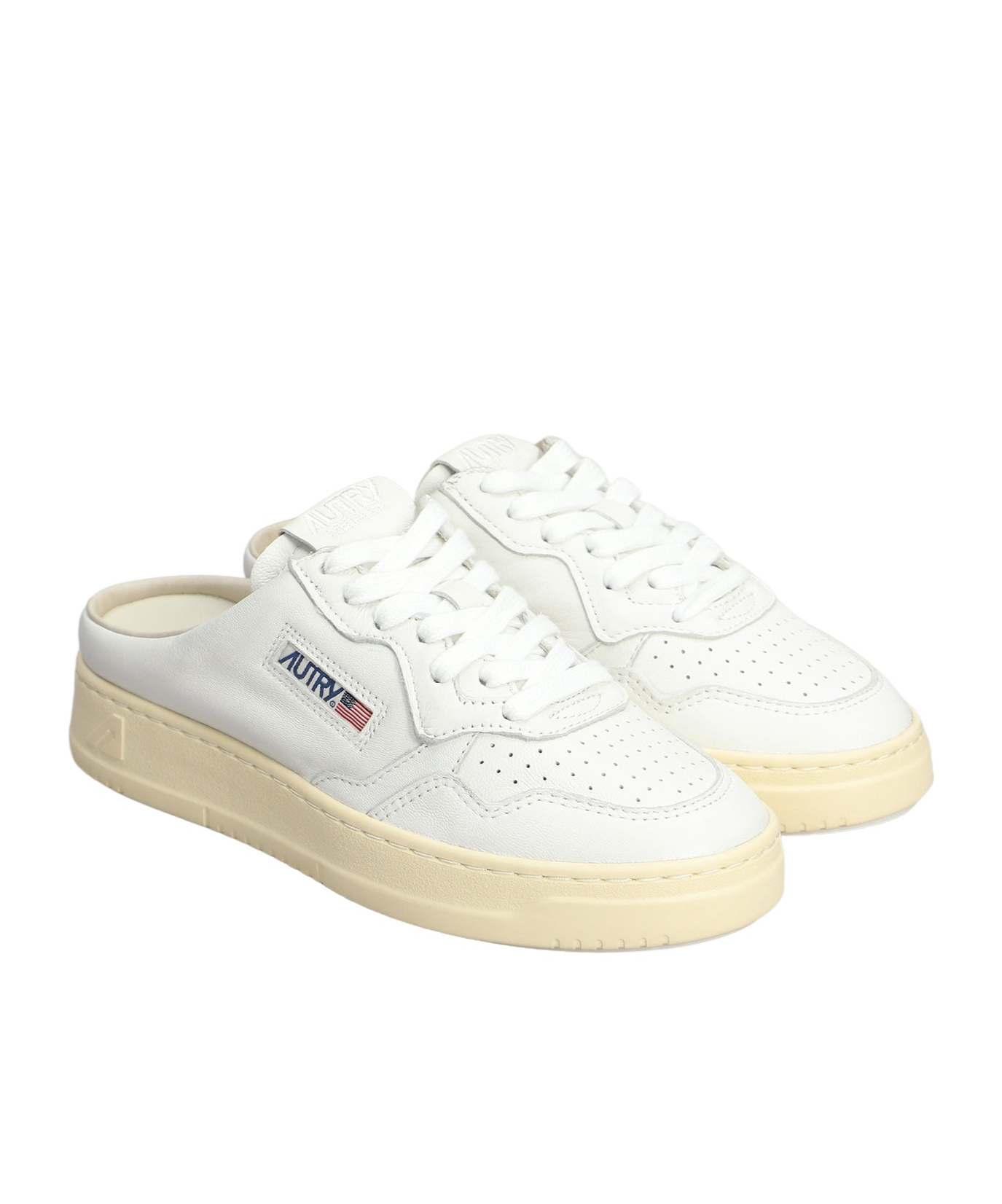 Autry Mule Low Sneaker In White