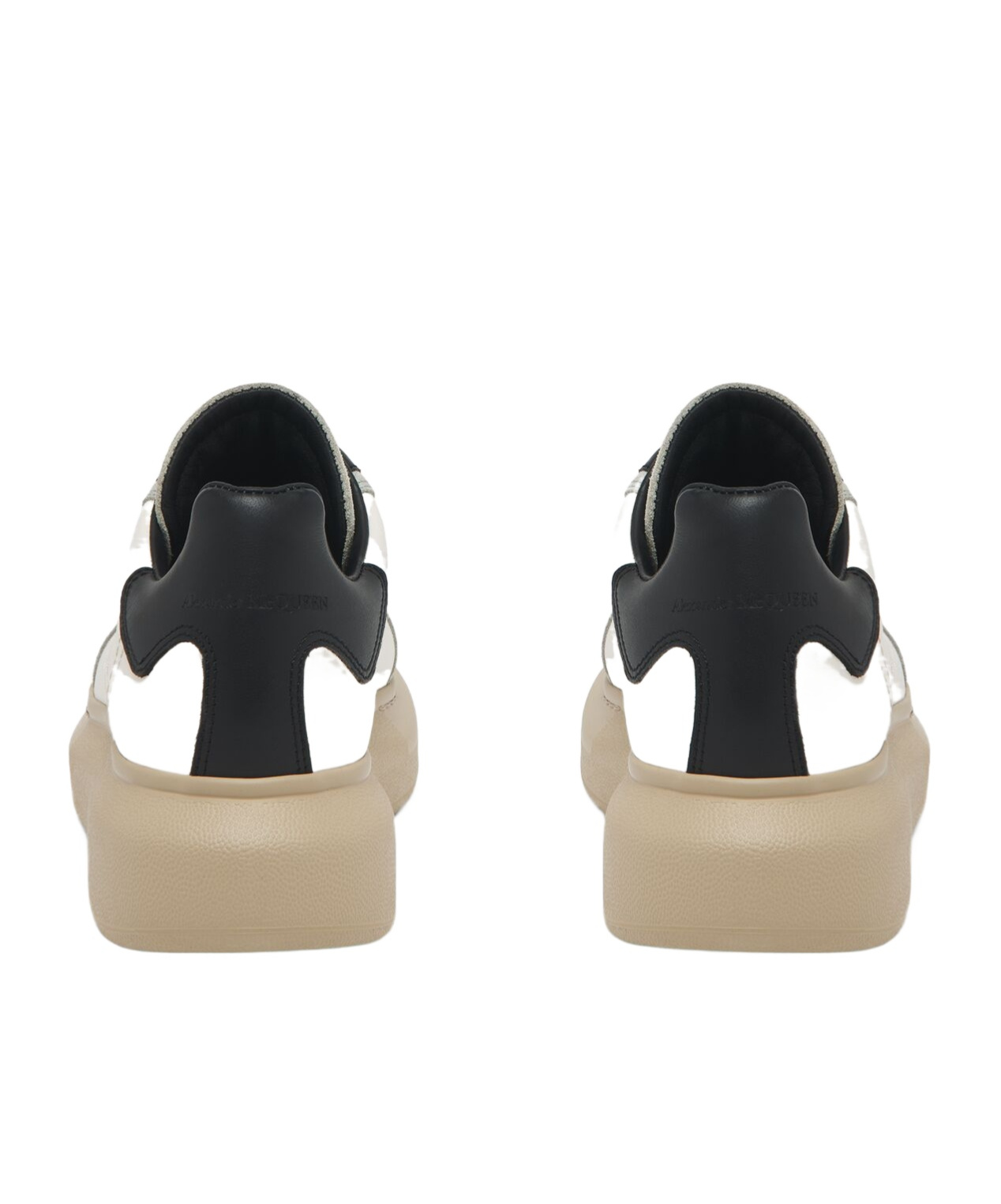 Alexander Mcqueen Calf Leather Sneakers In Nude