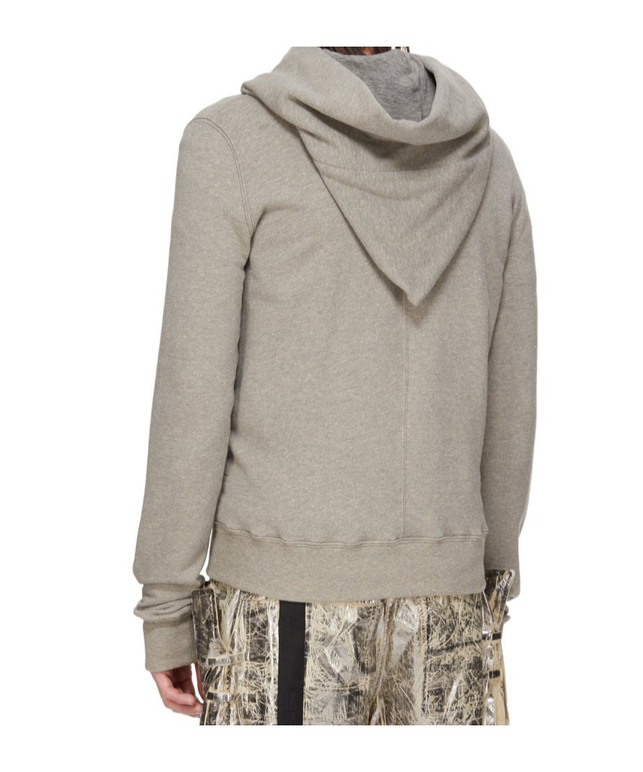 Rick Owens Drkshdw Long-sleeved Sweatshirt In Gray