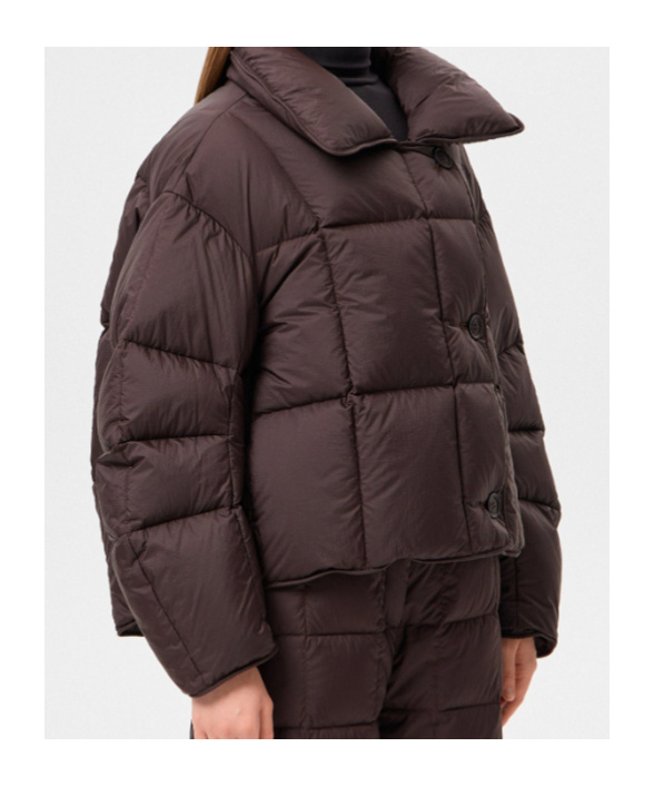 Ienki Ienki Cozy Cloud Micro Jacket In Brown