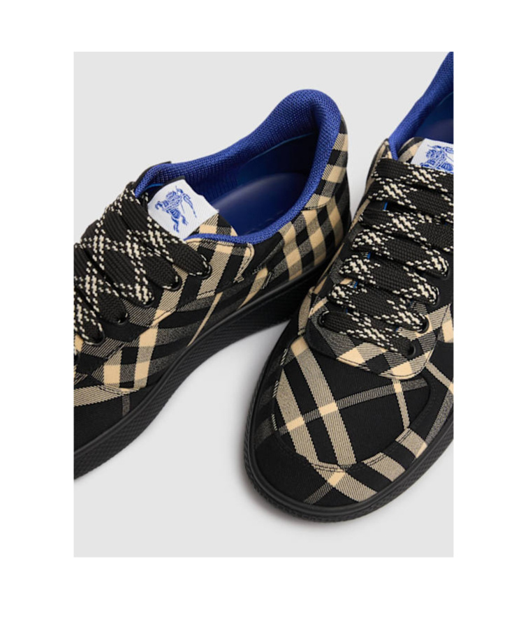 Burberry Terrace Black Polyester Blend Sneakers