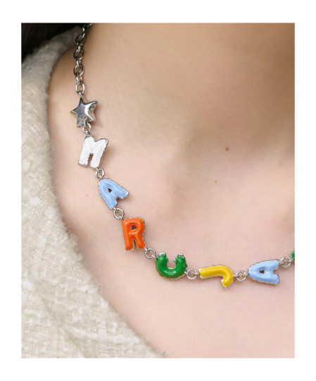 Shop Marc Jacobs The Enamel Ballon Necklace