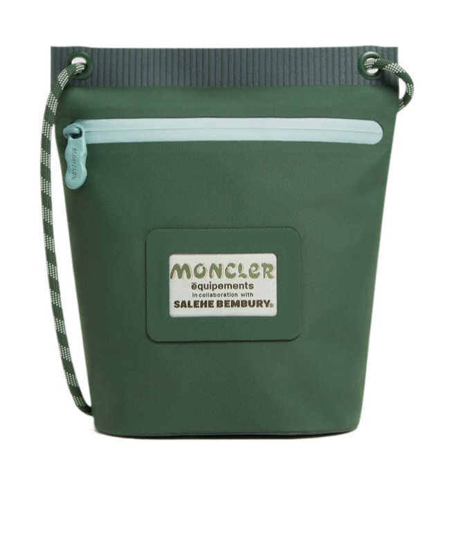 Moncler Amoeba By Salehe Bembury Clutch Bag In Green