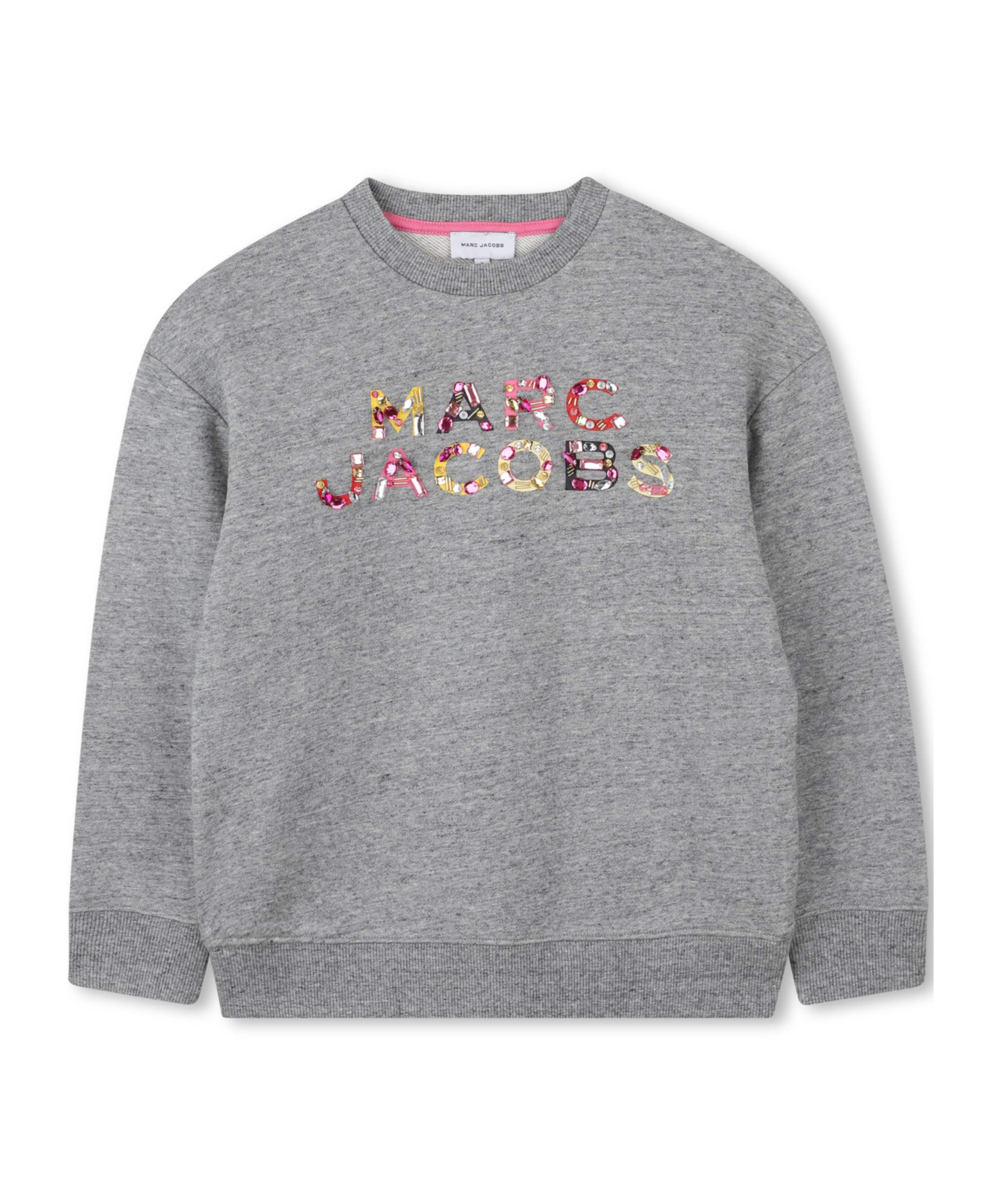Marc Jacobs Kids' Crew Neck Sweatshirt In Gray