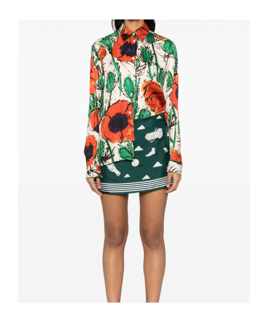 Wales Bonner Althea Shirt In Multicolor