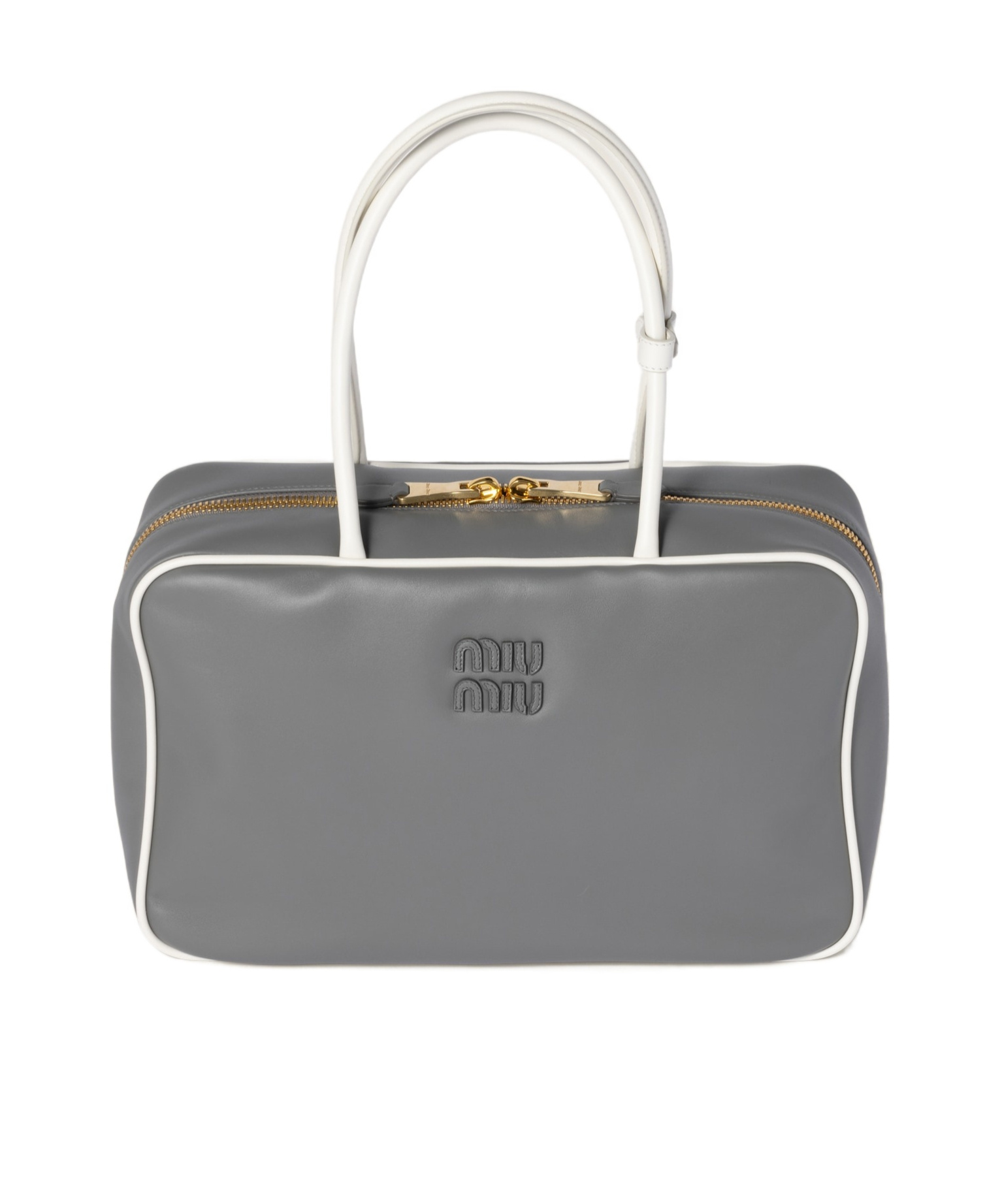 Miu Miu Beau Handbag In Gray