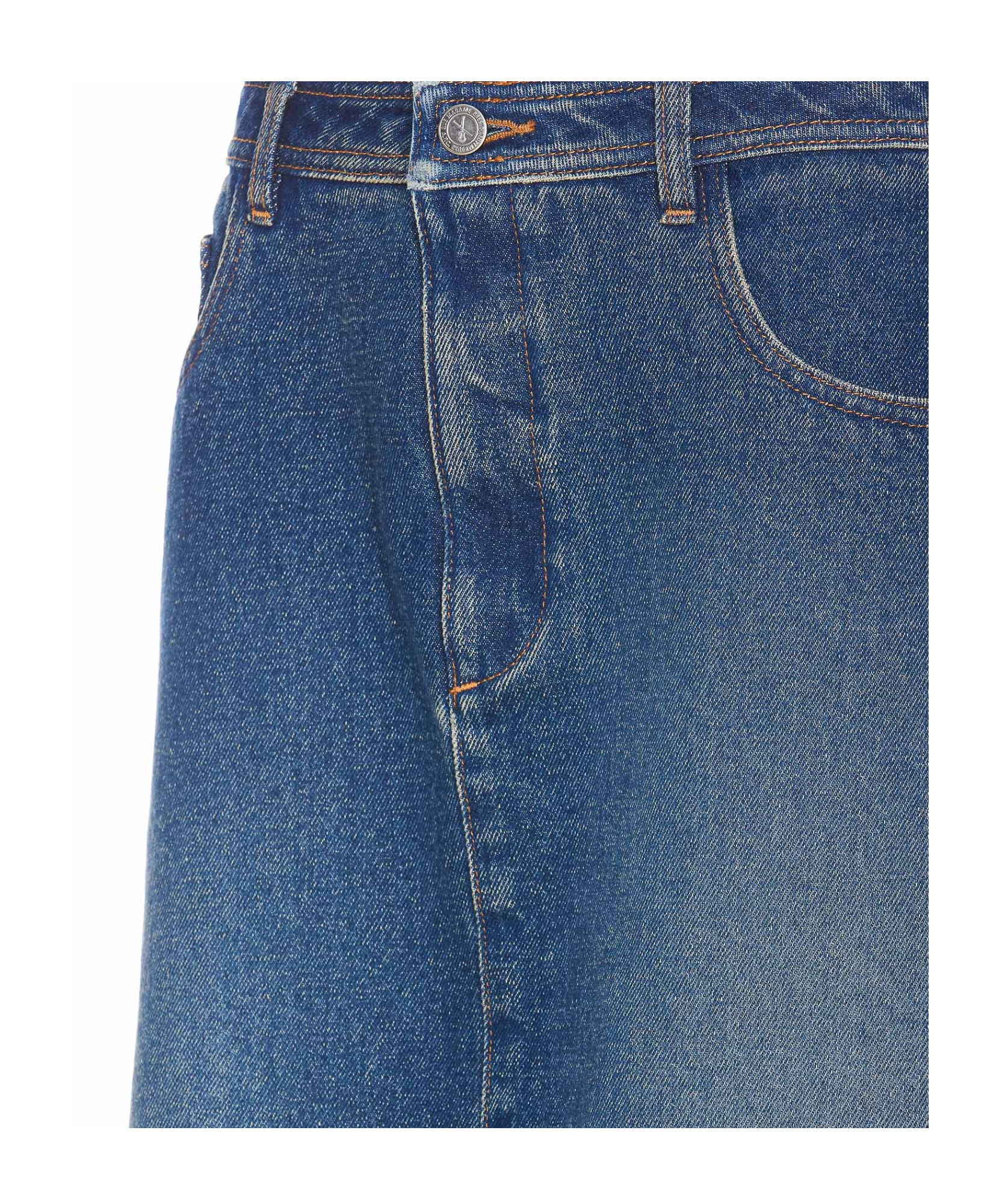 Apc 'georgia Denim Midi Skirt In In Blue