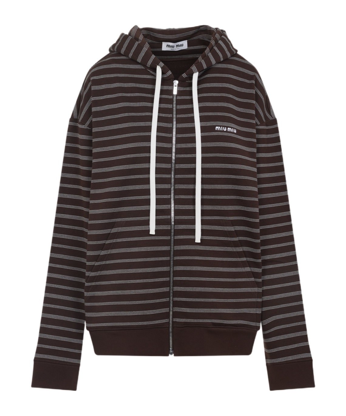 Miu Miu Long Sleeve Sweatshirt Jacket