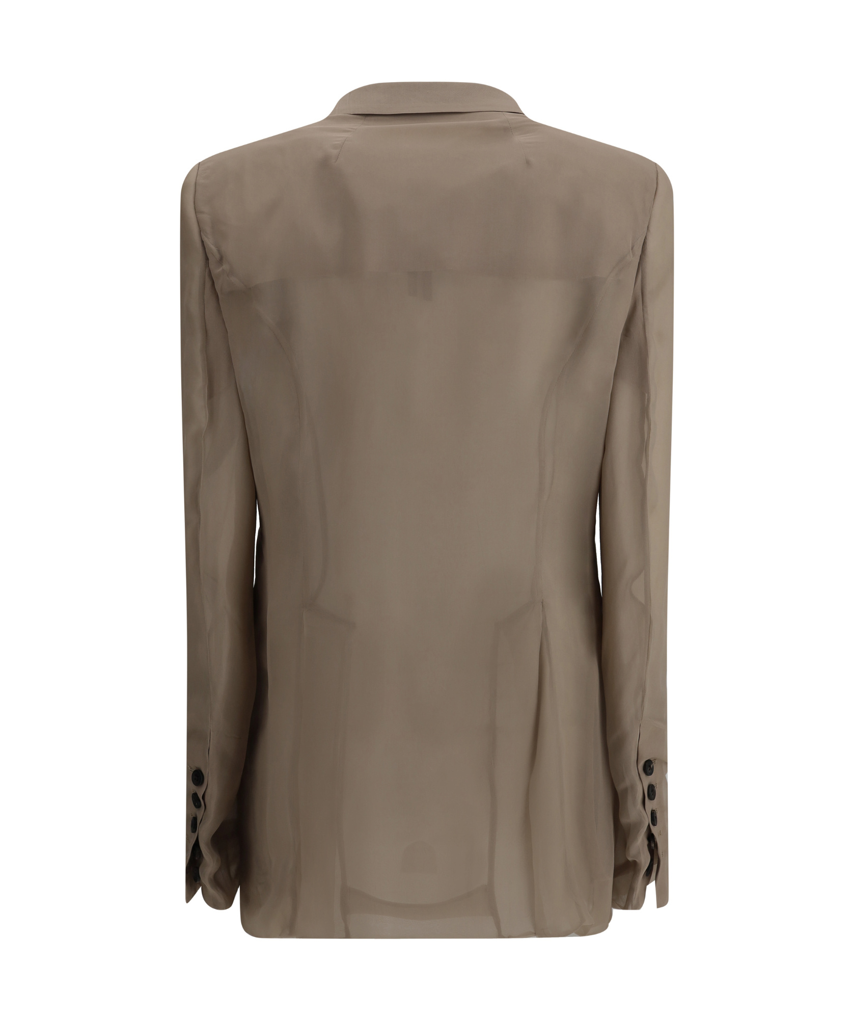 Rick Owens Women Double-breasted Blazer In Neutral