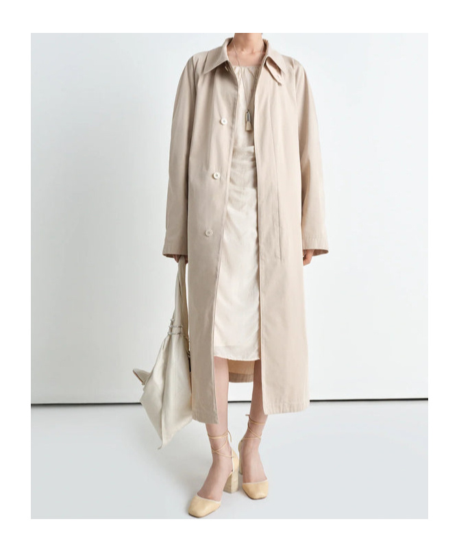 Lemaire Overcoat Compact Cotton Twill