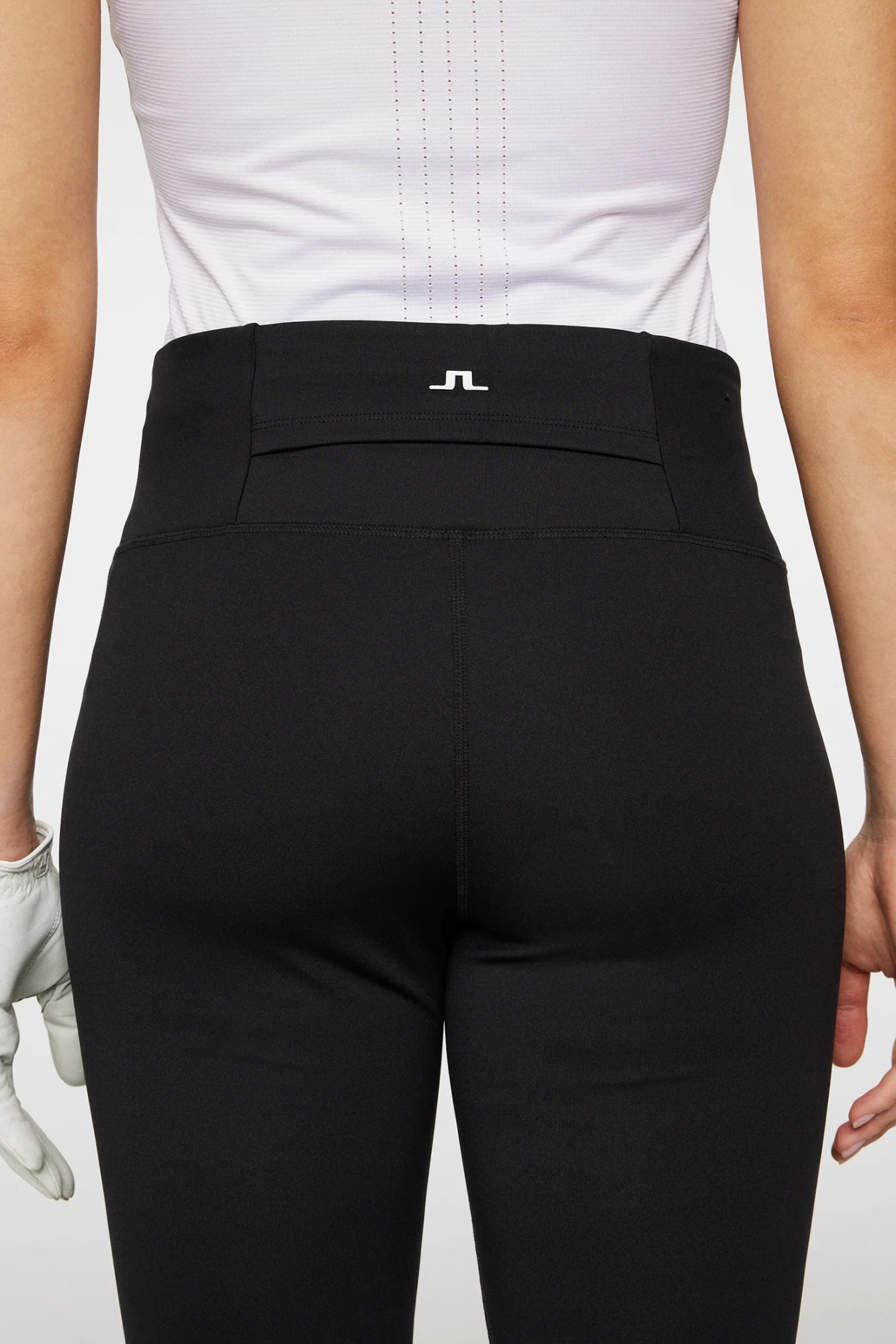 J. Lindeberg Fiona Flared Skinny Pants In Black