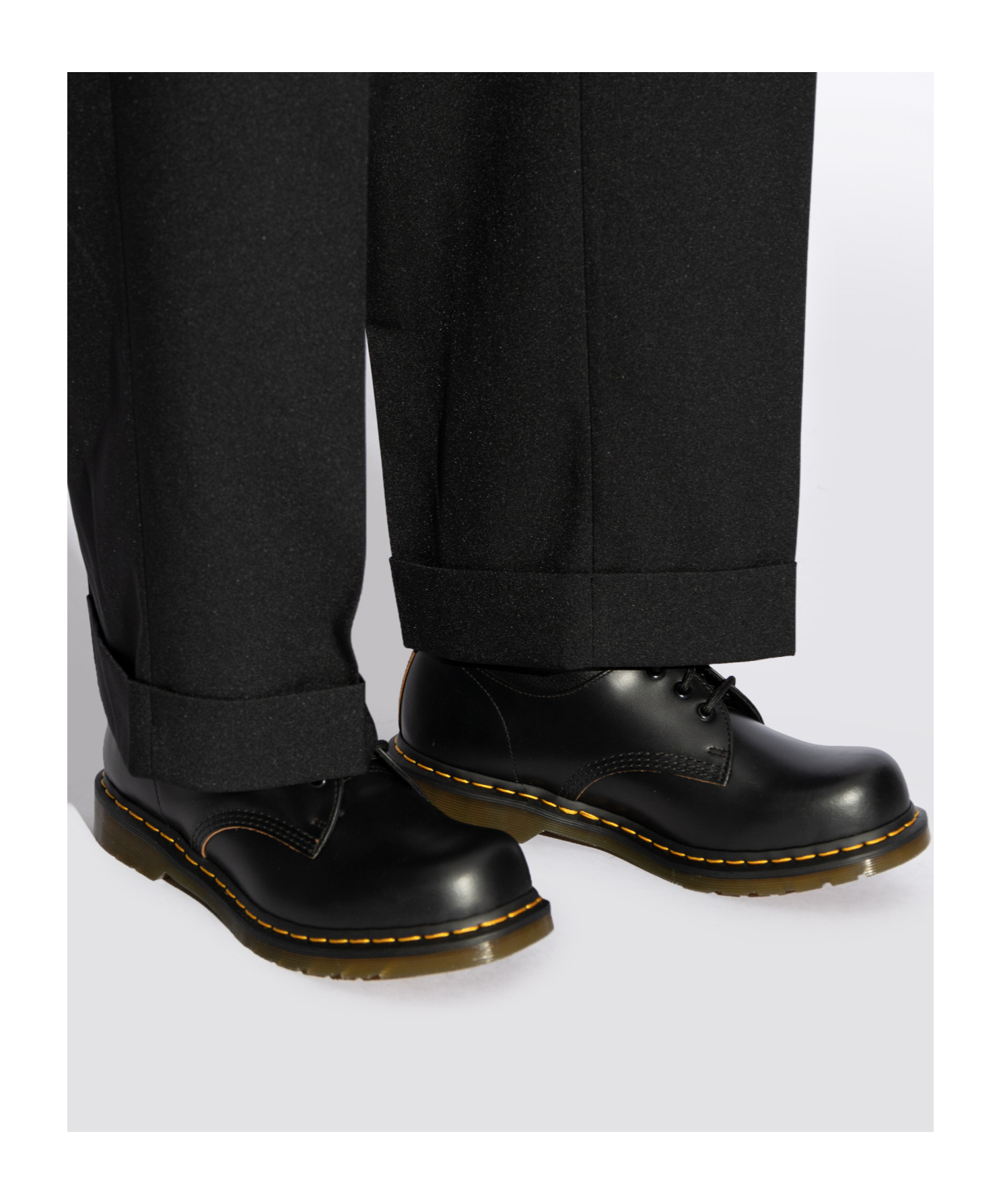 Mm6 Maison Margiela 10 Eye Ankle Boots For Men In Black