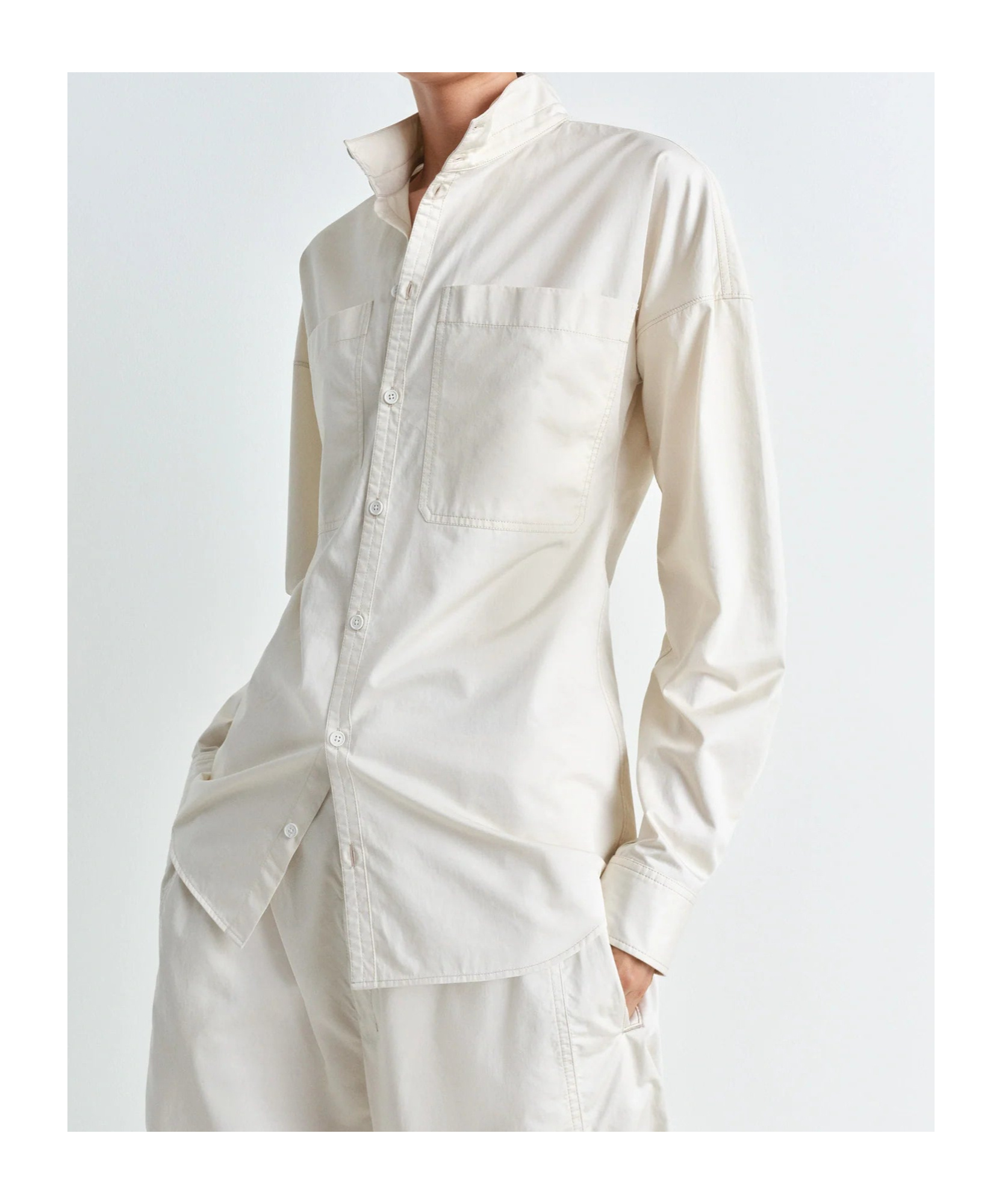 Lemaire Fitted Shirt In White