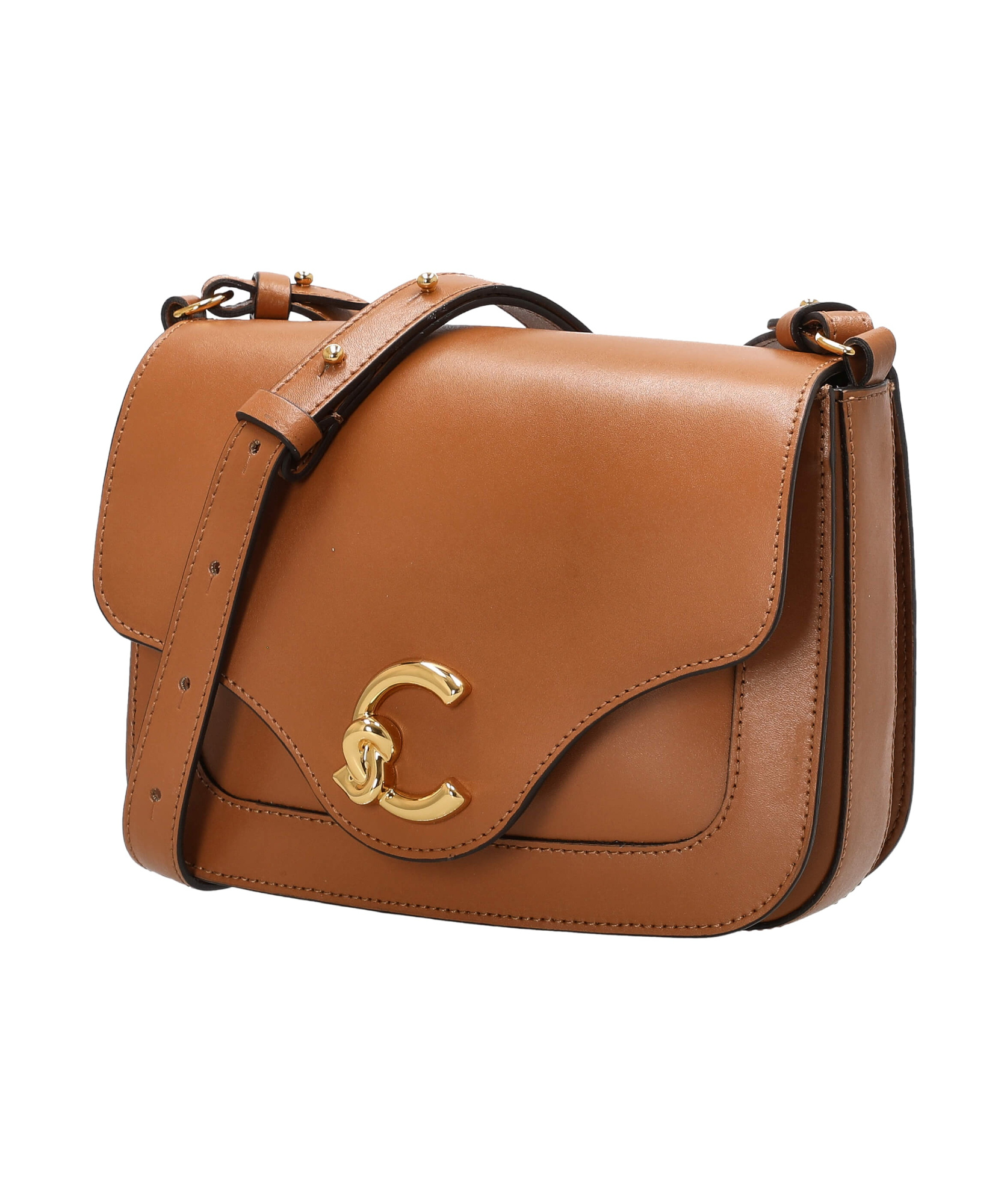 Shop Coccinelle C-me Crossbody Bag In Brown
