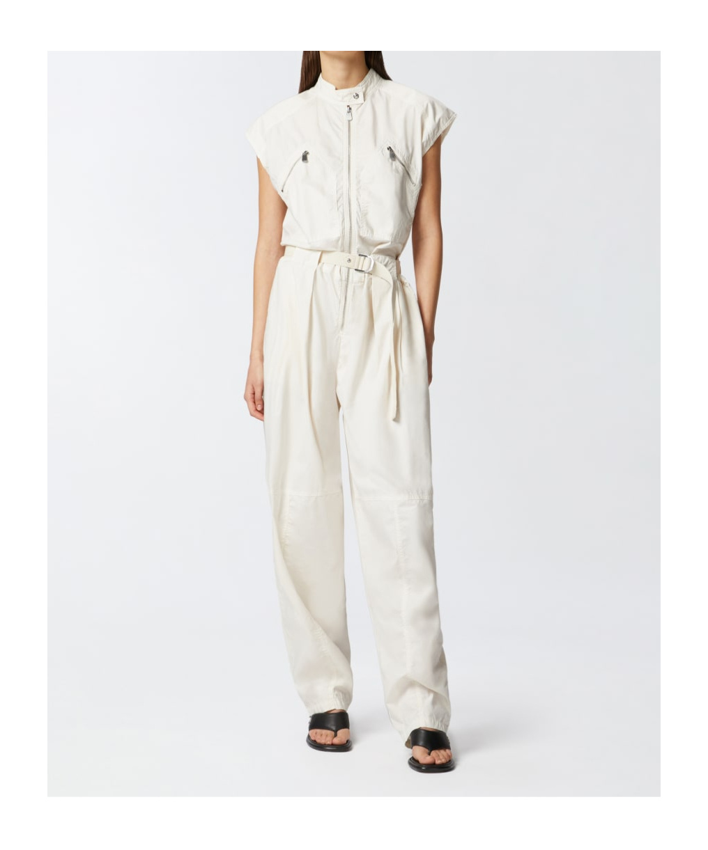 Pinko Logo-print Jumpsuit In White