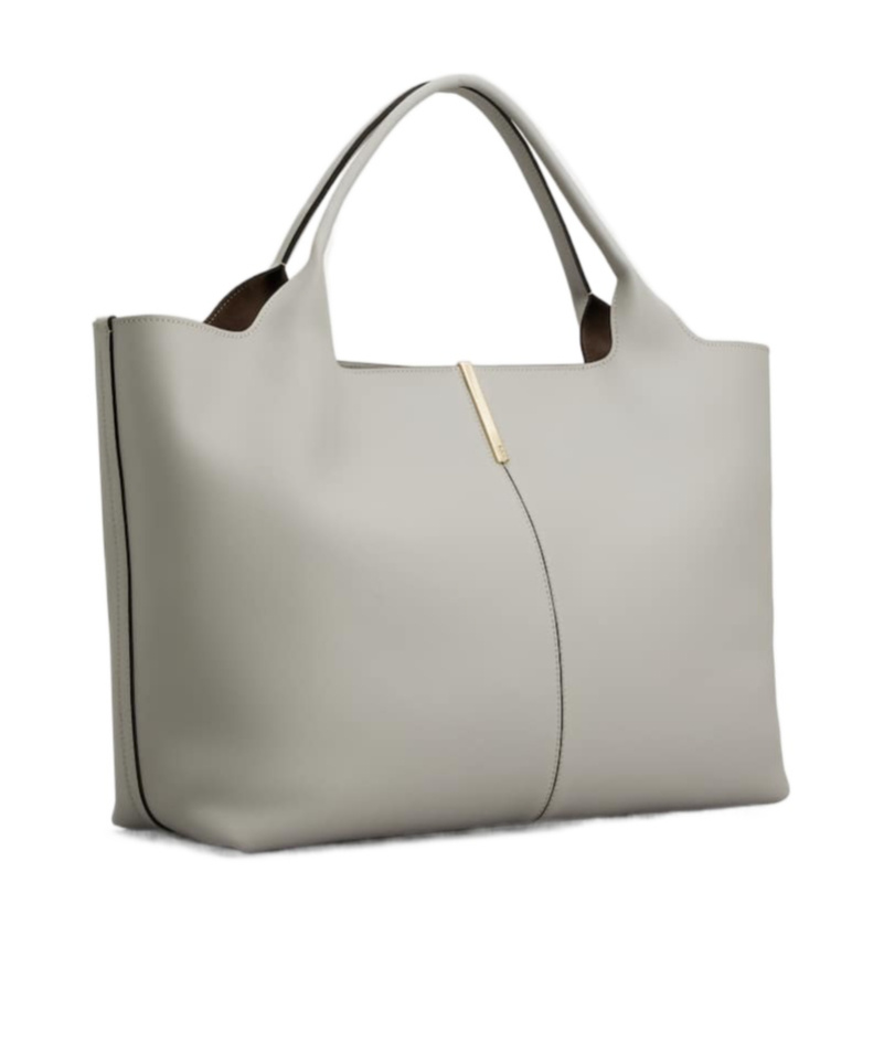 Tod's Double-handle Handbag In Gray