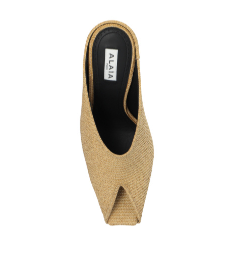 Alaïa Open-toed High-heeled Sandals In Brown