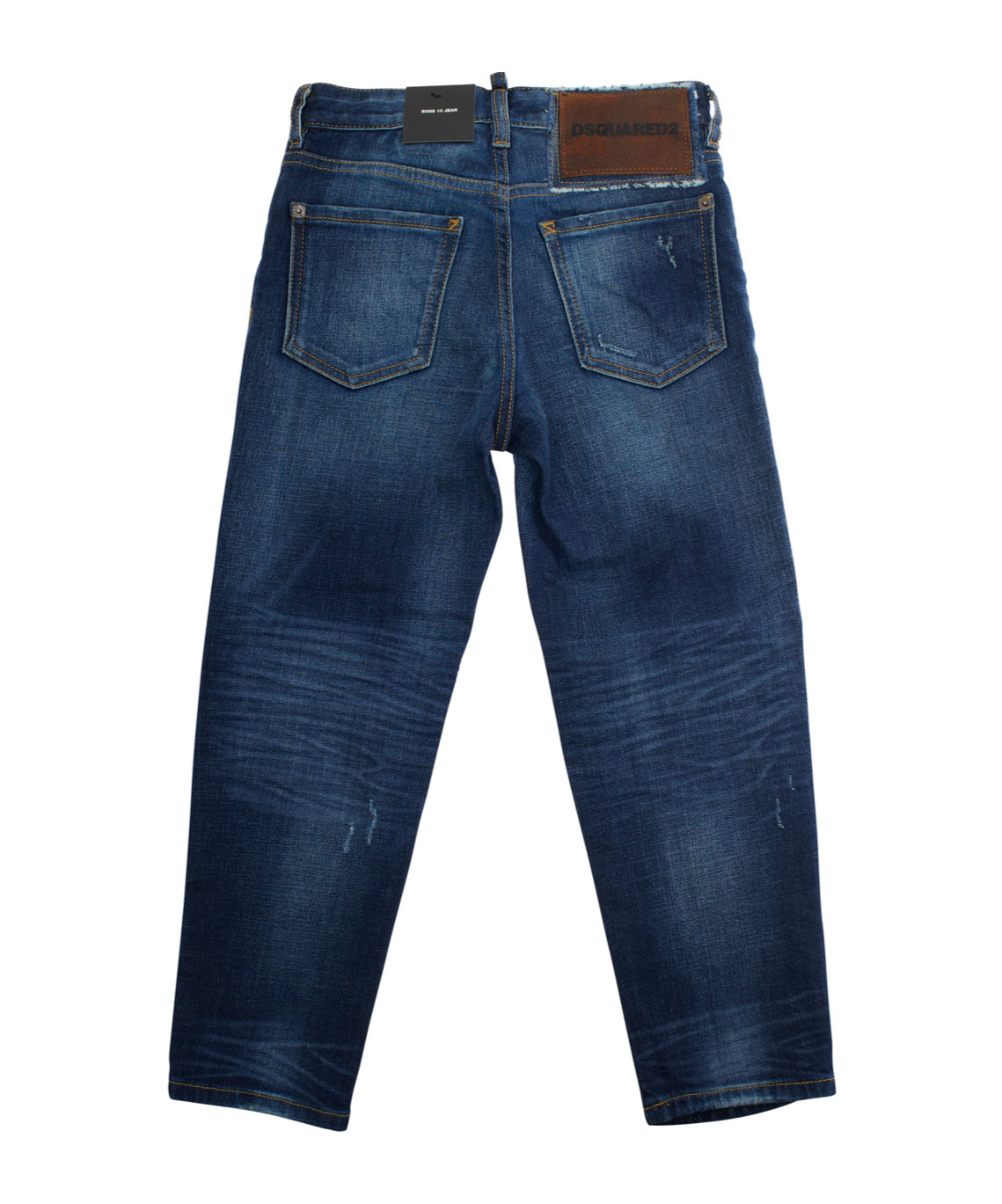 Dsquared2 Belt Loop Jeans In Blue