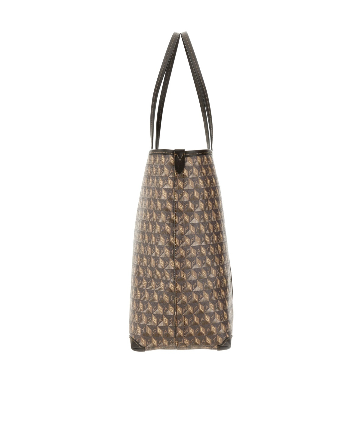 Anya Hindmarch Double Handle Tote Bag In Brown