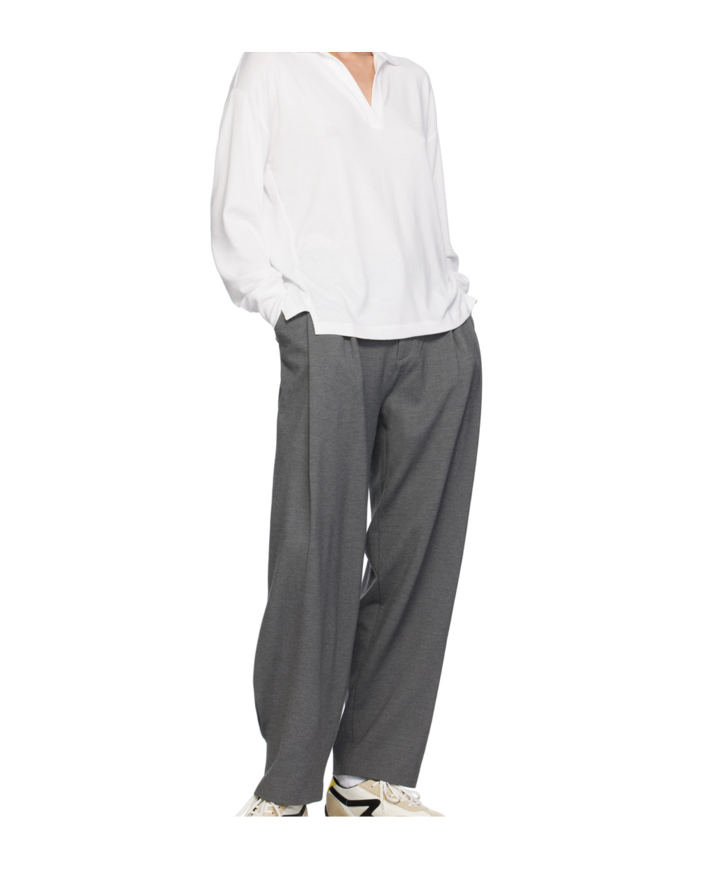 Rag & Bone Cecily Ponte Pants In Gray