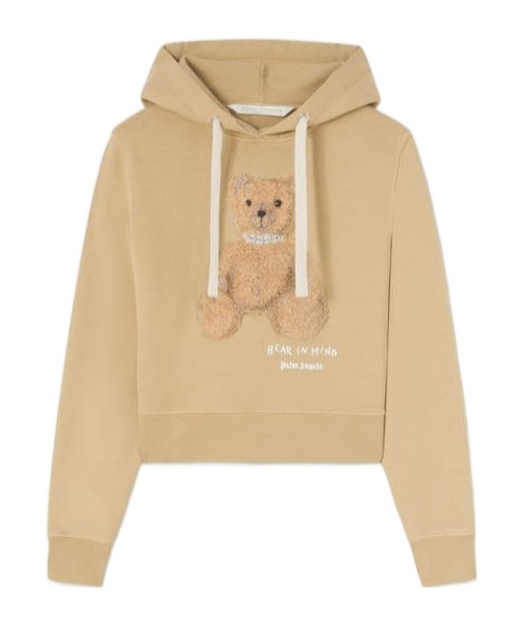 Palm Angels Sudadera Bear In Mind Con Capucha In Nude